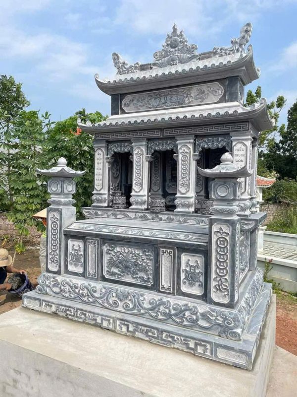thi công mộ đá đẹp tại Hoa Lư, Ninh Bình